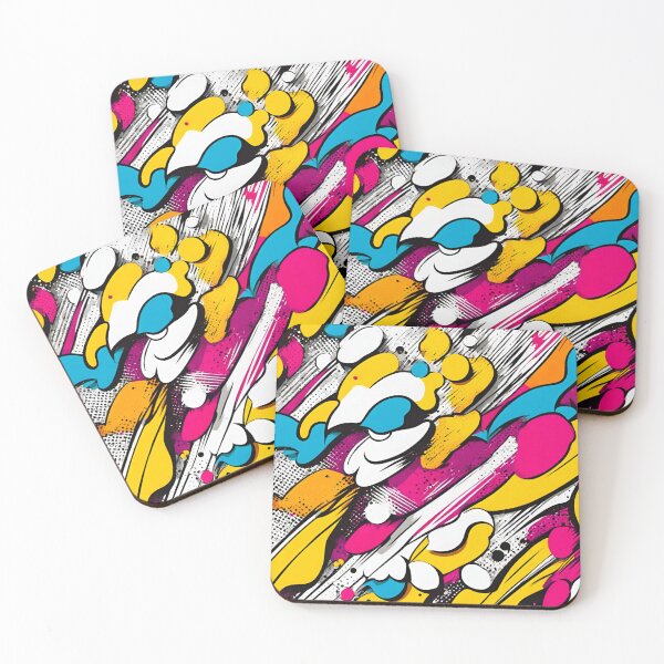 Item preview, Energetic Pop Art Abstraction designed and sold by Tom-Johnson.