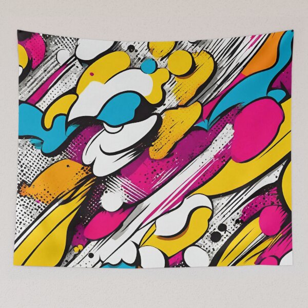 Item preview, Energetic Pop Art Abstraction designed and sold by Tom-Johnson.