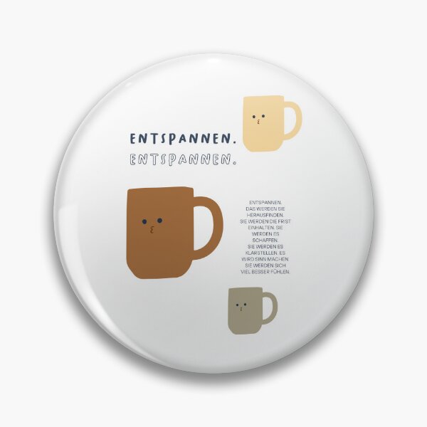 Item preview, ENTSPANNE DICH. DU WIRST DAS HERAUSFINDEN | Simple Minimalist Design designed and sold by RM-Journey.
