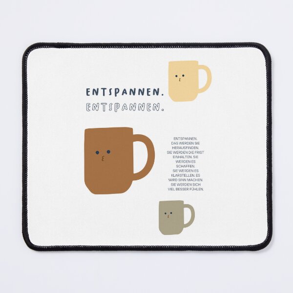 Item preview, ENTSPANNE DICH. DU WIRST DAS HERAUSFINDEN | Simple Minimalist Design designed and sold by RM-Journey.