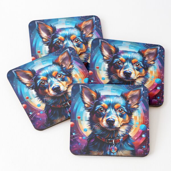 Item preview, Small Dog Exhibiting Natural Coloring Positioned designed and sold by Pulsant  Paintings.