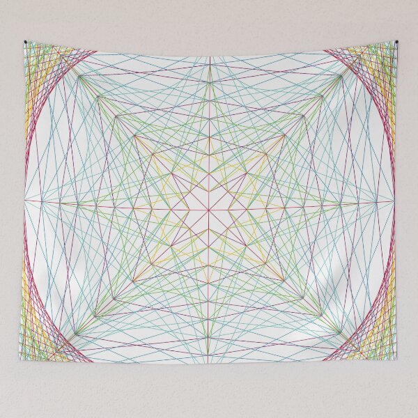 Item preview, Rectangular Pattern #6 Morph C [12796-RYGCBP-WB] designed and sold by LottMultimedia.