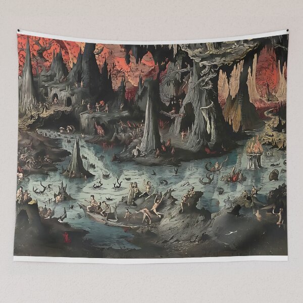 Item preview, Hieronymus Bosch Style Weird Hell designed and sold by kingroy.
