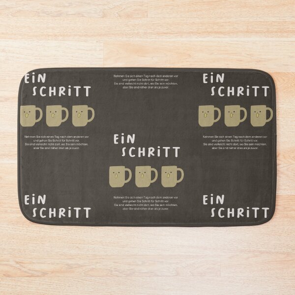 Artikelvorschau, Ein Schritt – Nimm es Tag für Tag und Schritt für Schritt | Motivation und Inspiration | Niedliche Charakterillustrationen | Einfaches Design entworfen und verkauft von RM-Journey.