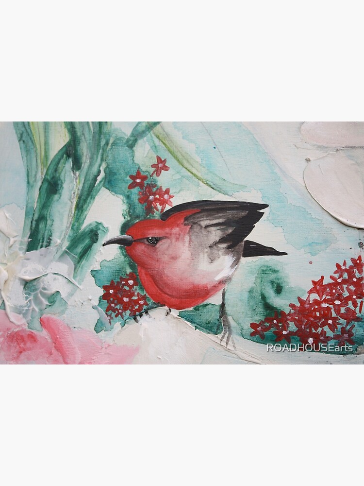 Scarlet Honey Eater by ROADHOUSEarts