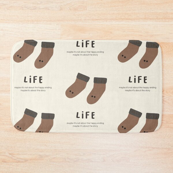 Item preview, Life - Maybe It's Not About the Happy Ending, Maybe It's About the Story | Minimalist Design designed and sold by RM-Journey.