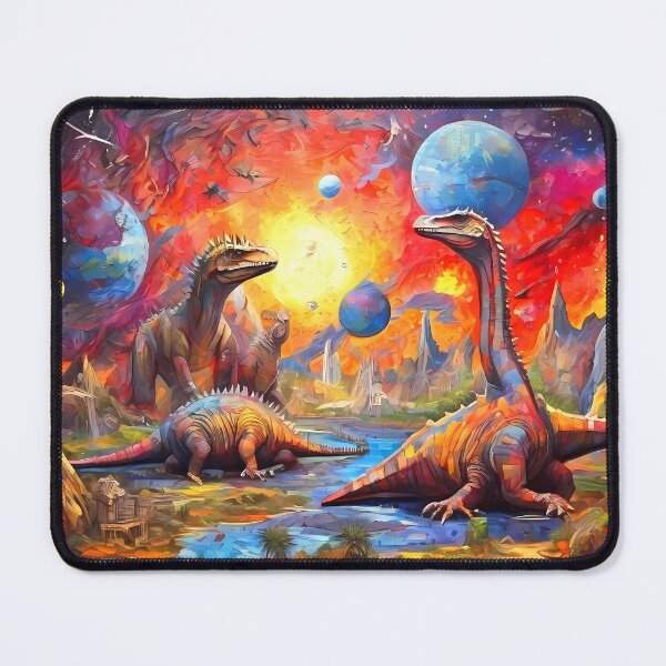 Item preview, Dinosaur Mosaic Abstract Style Artwork. designed and sold by FocusedArt.