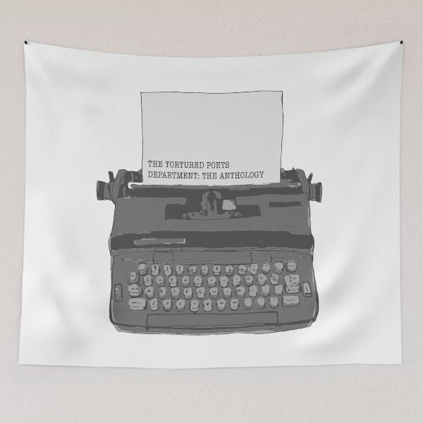 Item preview, Taylor Swift Tortured Poets Department Typewriter designed and sold by Ella's Doodles And Designs.