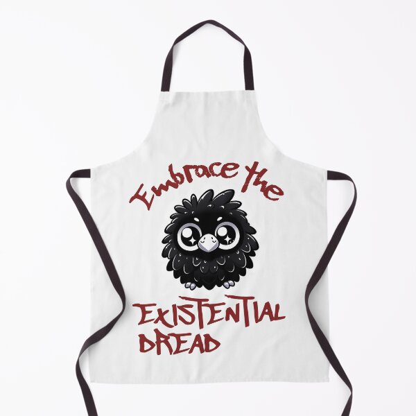 Item preview, Embrace Dread Kawaii Crow designed and sold by WanderWildlyCo.
