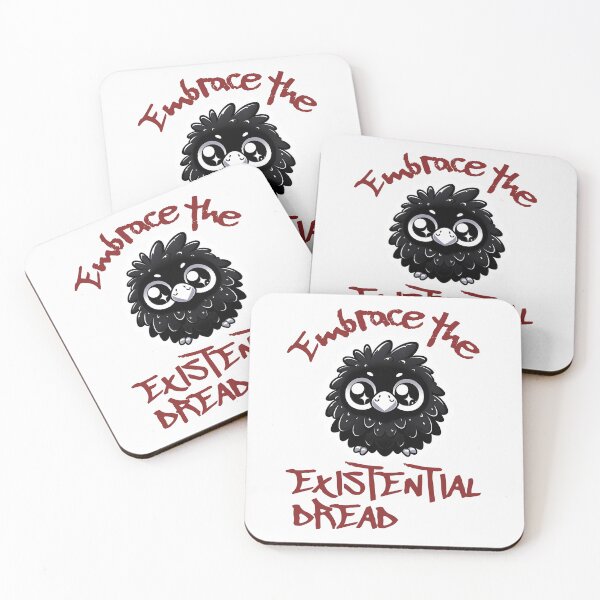 Item preview, Embrace Dread Kawaii Crow designed and sold by WanderWildlyCo.