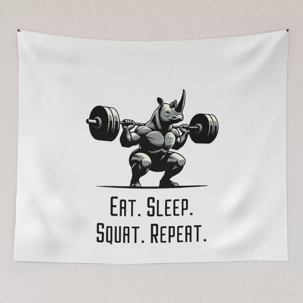 Item preview, Rhino squat | Gym Bro designed and sold by Weknes.