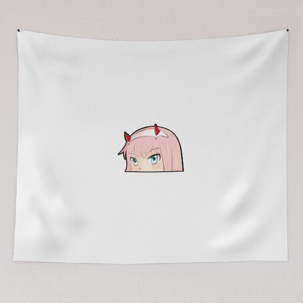 Item preview, Zero Two Kawaii Anime Peeker designed and sold by DailyVibe.