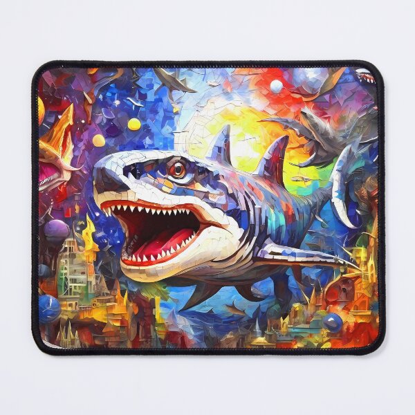 Item preview, Dinosaur Mosaic Abstract Style Artwork. designed and sold by FocusedArt.