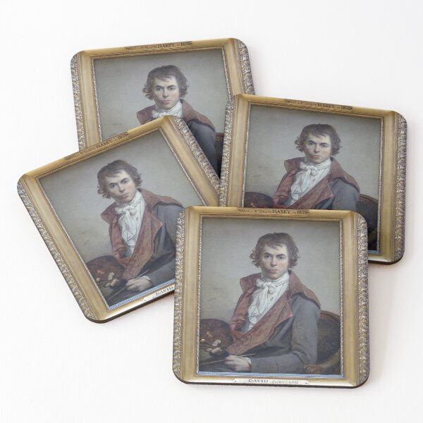 Item preview, Jacques-Louis David self portrait  designed and sold by Vintage Designs +.