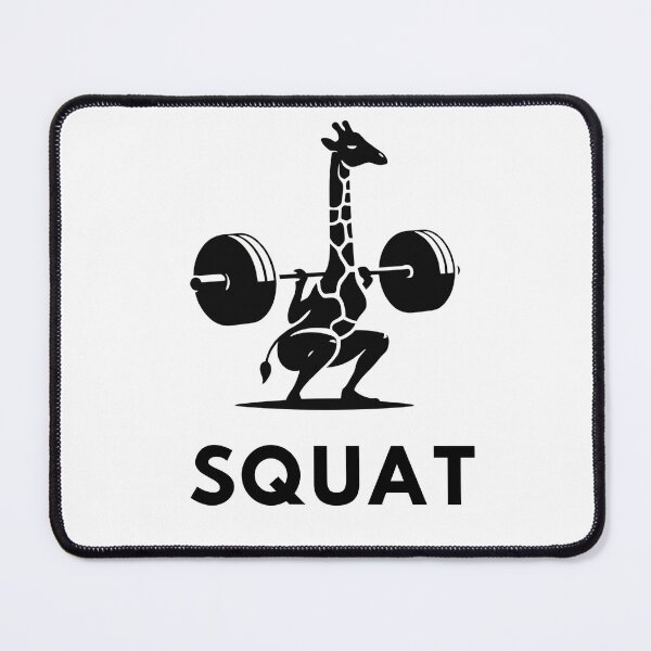 Item preview, Giraffe squat | Gym Enthusiast designed and sold by Weknes.