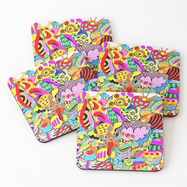 Item preview, 588. Bursting Brilliance: Live Art Session on TikTok designed and sold by Veera Zukova.