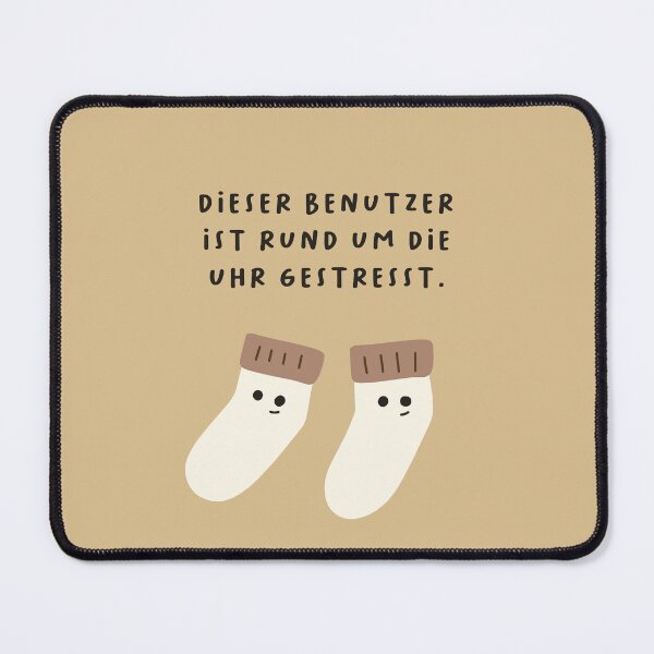 Item preview, Dieser Benutzer ist rund um die Uhr gestresst. | Minimalist Design designed and sold by RM-Journey.