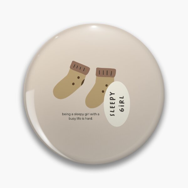 Item preview, Being a Sleepy Girl with a Busy Life Is Hard | Cute Character Illustrations | Funny Design designed and sold by RM-Journey.