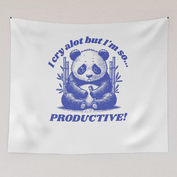 Item preview, I Cry Alot Panda designed and sold by WanderWildlyCo.