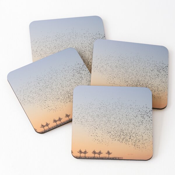 Item preview, Golden hour flock designed and sold by GreyFeatherPhot.