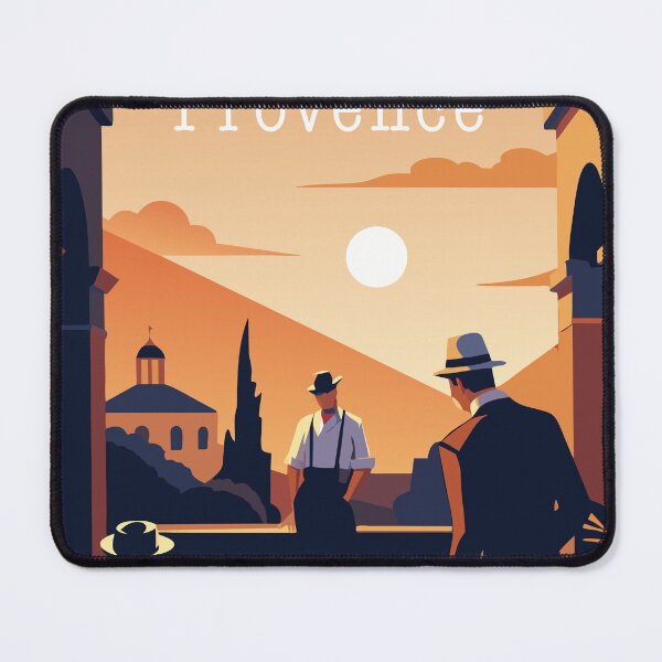 Item preview, Pétanque players in Provence Côte d'Azur designed and sold by BelleRiviera.