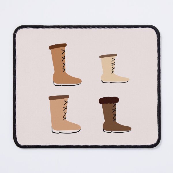 Item preview, Stylish Winter Boot Designs in Earthy Tones | Lace-Up Boots Collection | Pastel Background designed and sold by RM-Journey.