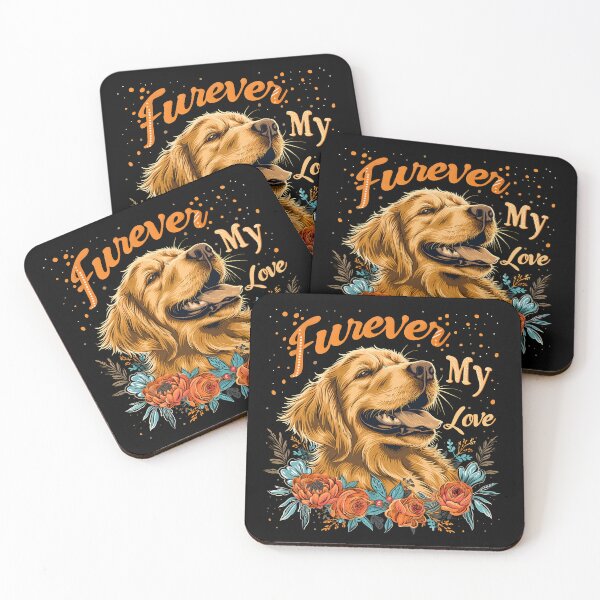 Item preview, Furever my love, funny golden retriever owner mom or dad parent saying quote designed and sold by PictureUp.