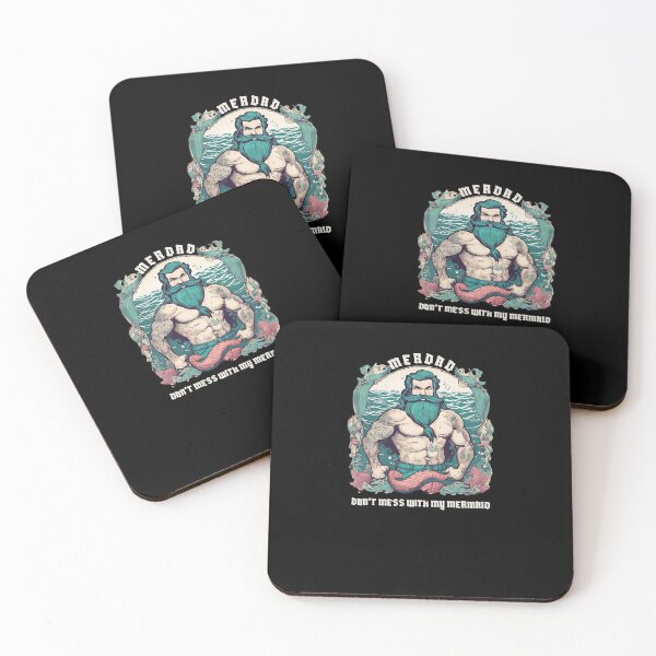 Item preview, Dad of the Birthday Girl - Merdad Manly Mermaid Birthday Party designed and sold by triharder12.
