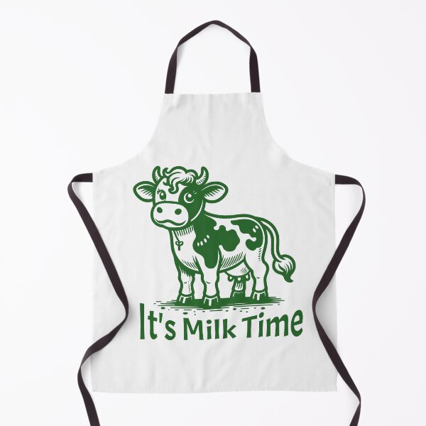 Item preview, Its Milk Time Cartoon Cow designed and sold by WanderWildlyCo.