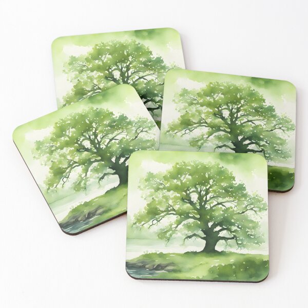 Item preview, Green Tree and Green Lake designed and sold by CalmnessbyChoice.