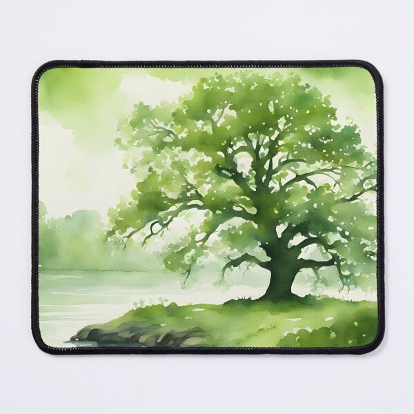 Item preview, Green Tree and Green Lake designed and sold by CalmnessbyChoice.