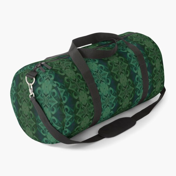 Item preview, [L] Emerald Forest Gothic Flora Stripe designed and sold by SageFolio.