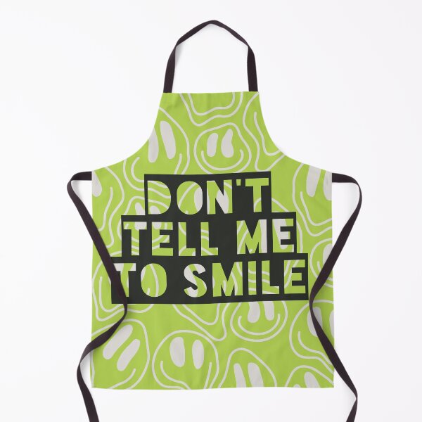 Item preview, Don't Tell Me To Smile - Green designed and sold by olivepopprints.