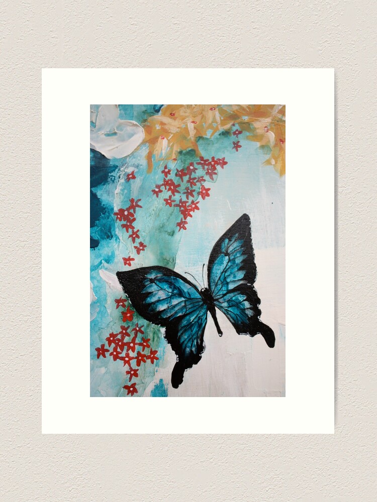 Alternate view of Ulysses Butterfly Art Print