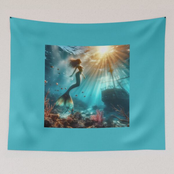 Item preview, The Shipwreck and the Mermaid designed and sold by CarolM.