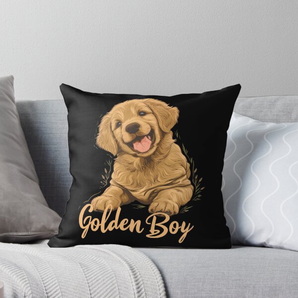 Item preview, Golden retriever boy happy dog pet smile portrait for mom or dad parent, children owner designed and sold by PictureUp.