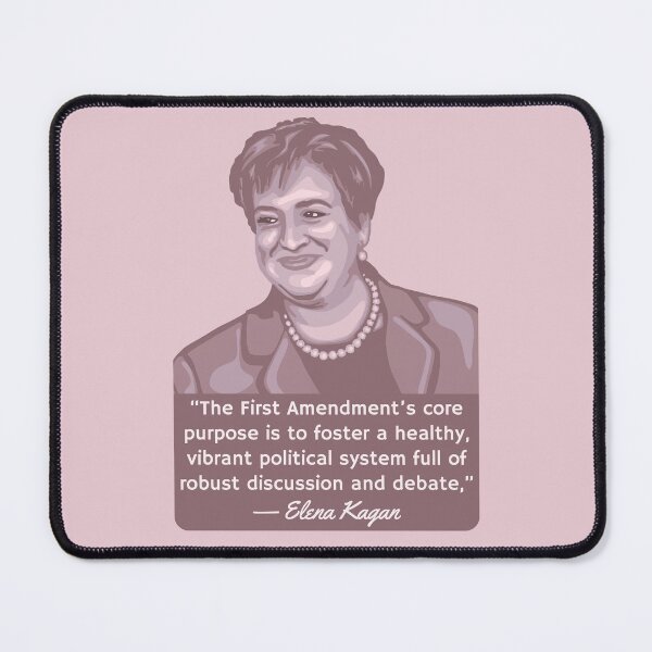 Item preview, Elena Kagan Portrait and Quote designed and sold by Unhinged Heather.