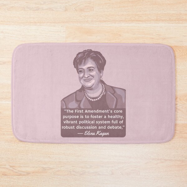 Item preview, Elena Kagan Portrait and Quote designed and sold by Unhinged Heather.