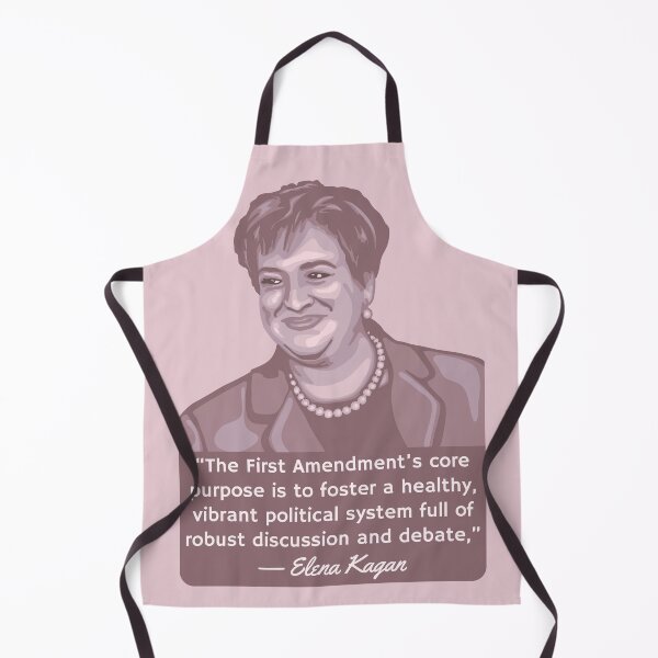 Item preview, Elena Kagan Portrait and Quote designed and sold by Unhinged Heather.