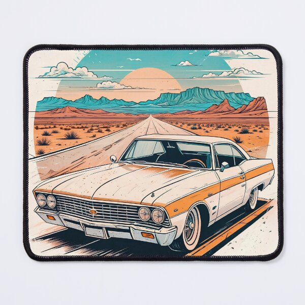 Item preview, The sunset of a Chevrolet Impala designed and sold by PixelCraftDSG.