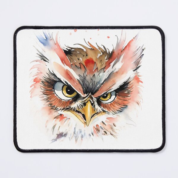Item preview, Angry owlet designed and sold by laura-in-rome.