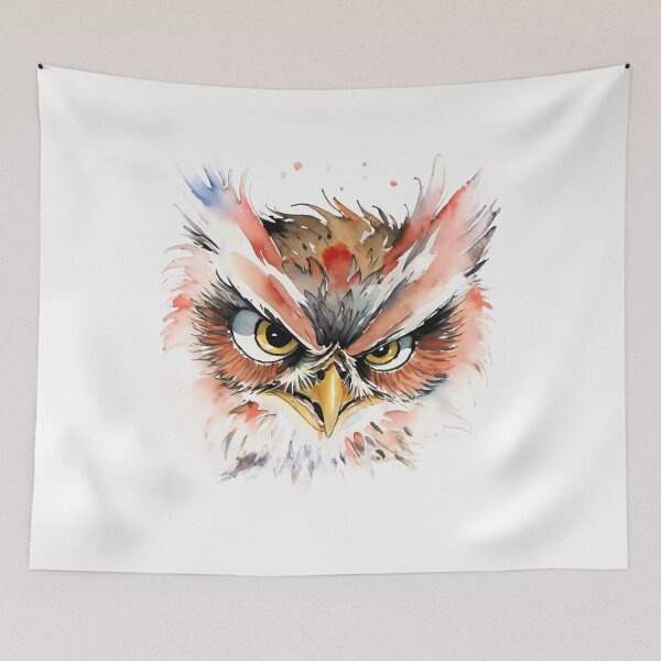 Item preview, Angry owlet designed and sold by laura-in-rome.