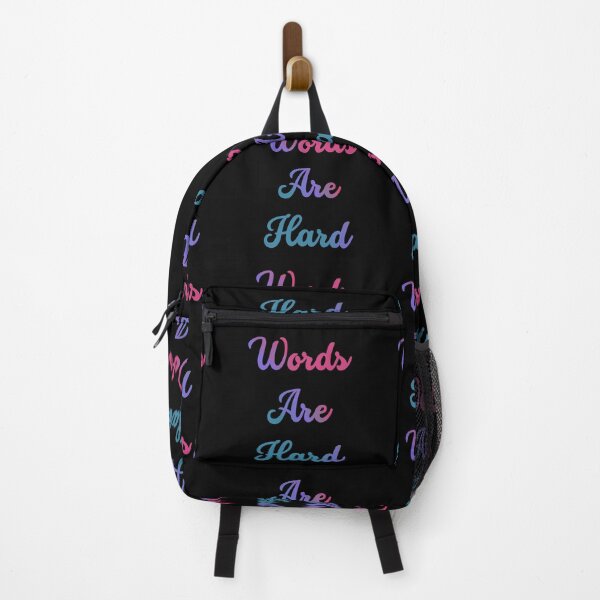 Item preview, Words Are Hard - tricolour designed and sold by CasaFortis.