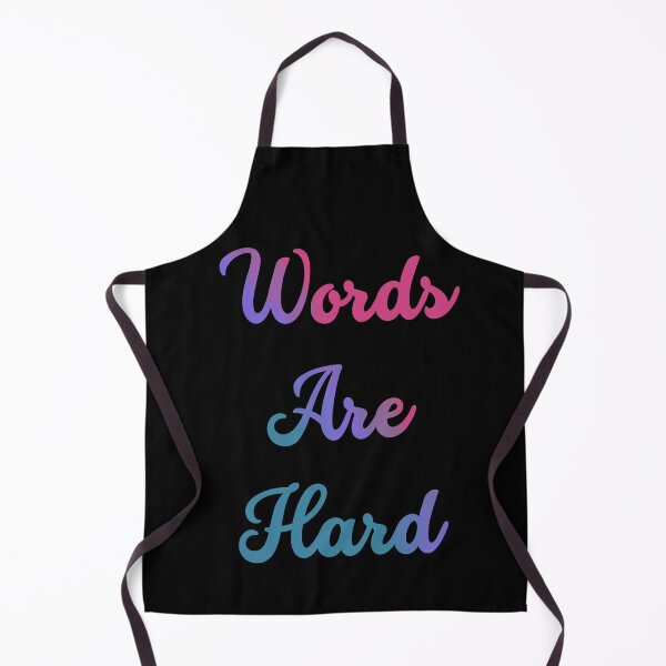 Item preview, Words Are Hard - tricolour designed and sold by CasaFortis.