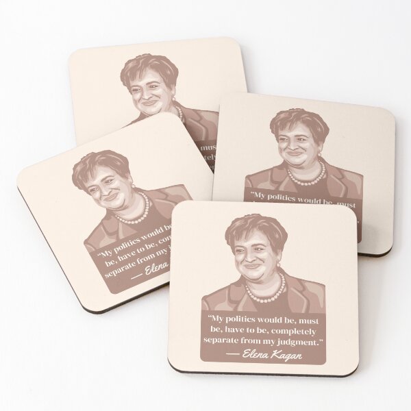 Item preview, Elena Kagan Portrait and Quote designed and sold by Unhinged Heather.