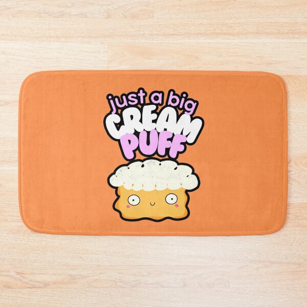 Item preview, Cream Puff Funny Kawaii Choux Puff Cartoon designed and sold by Renata Illustrata.
