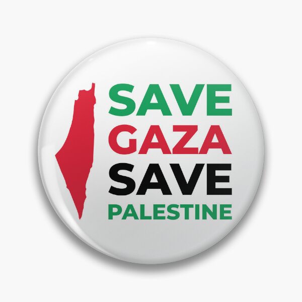 Item preview, Save Gaza, Save Palestine Typography Design designed and sold by HammadSwiti98.