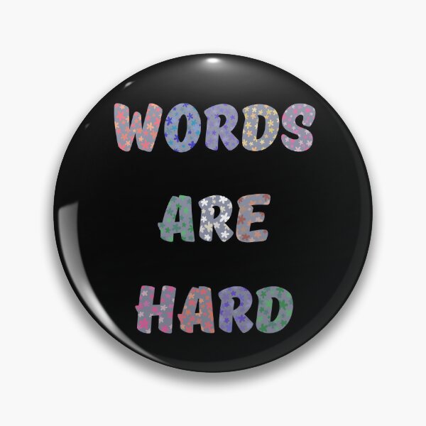 Item preview, Words are Hard - Floral designed and sold by CasaFortis.