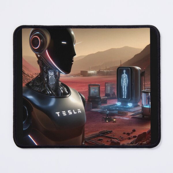 Item preview, Tesla bot designed and sold by TEEJAMBOREE.