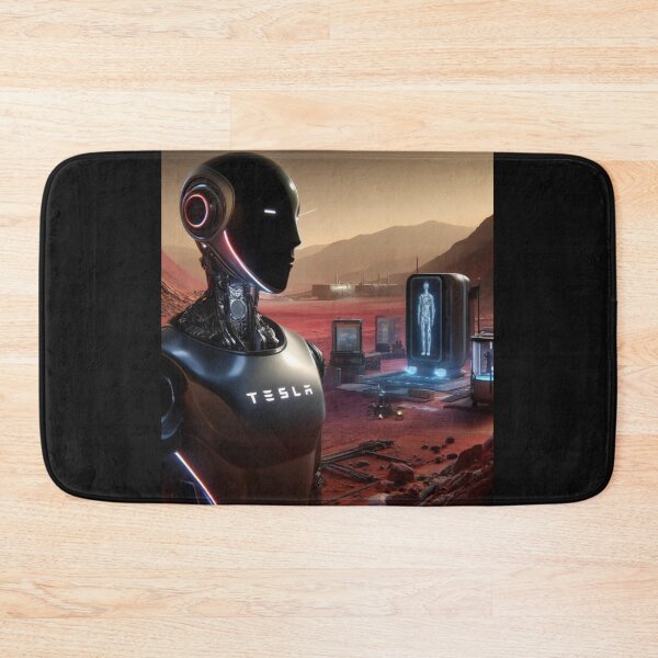 Item preview, Tesla bot designed and sold by TEEJAMBOREE.
